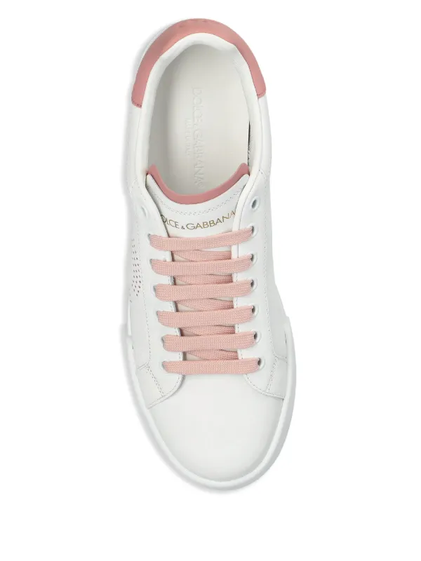 Dolce & Gabbana Portofino Sneakers | White | FARFETCH CA