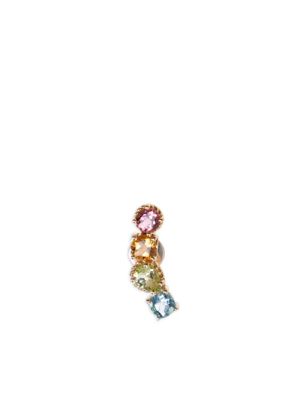 Dolce & Gabbana ジェムストーン シングルピアス 18Kイエローゴールド - ゴールドトーン Dolce & Gabbana ジェムストーン シングルピアス 18Kイエローゴールド - ゴールドトーン