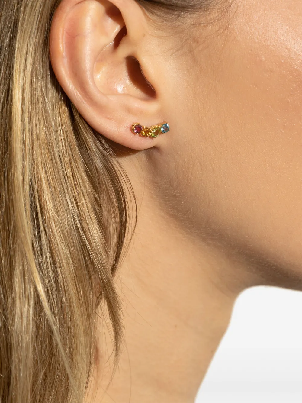 Dolce & Gabbana arete en oro amarillo de 18kt con gemas | Image 2