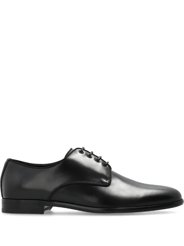 チ*ン様 Dolce & Gabbana ブラックレザーシューズ Dolce & Gabbana オックスフォード シューズ | ブラック | FARFETCH JP