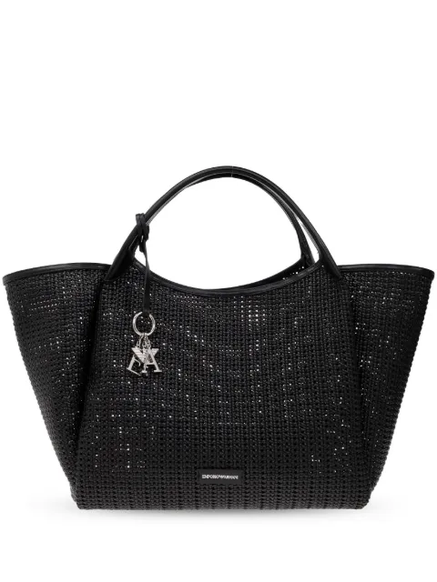 Emporio Armani logo charm-detailing tote bag 