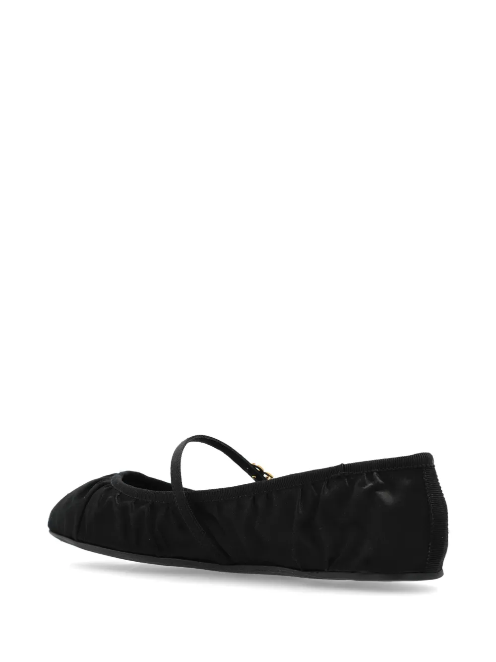 Dolce & Gabbana leather ballet flats Black