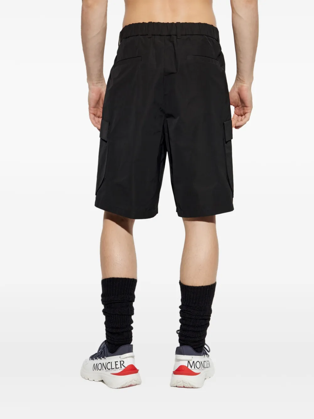 Moncler Cargo shorts Zwart