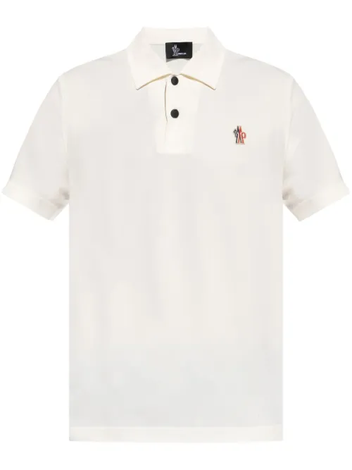 Polo à patch logo - Moncler Grenoble - Modalova