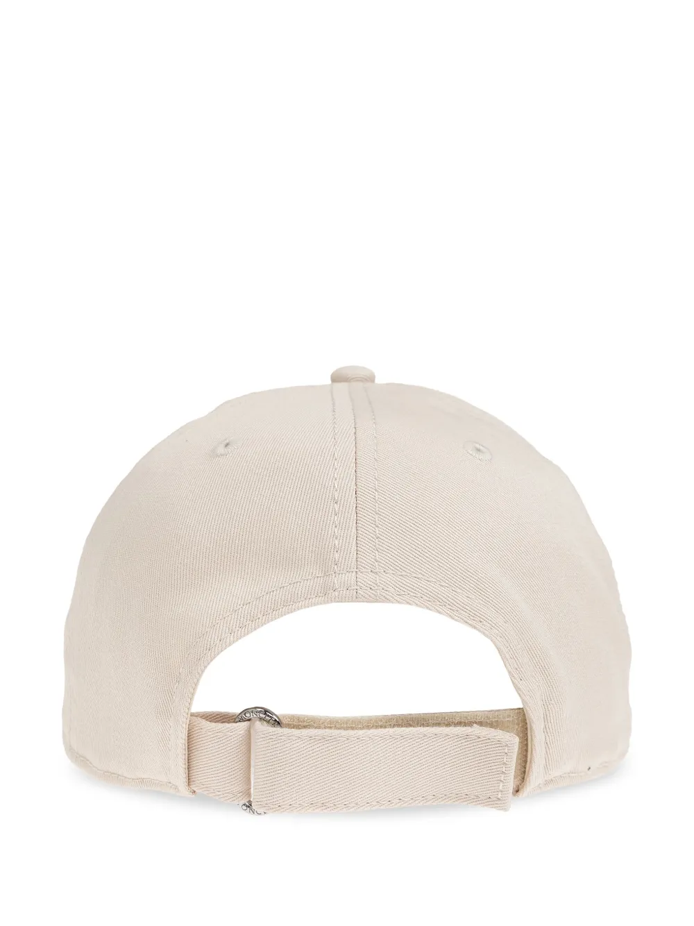 Moncler logo-embroidered cap - Beige