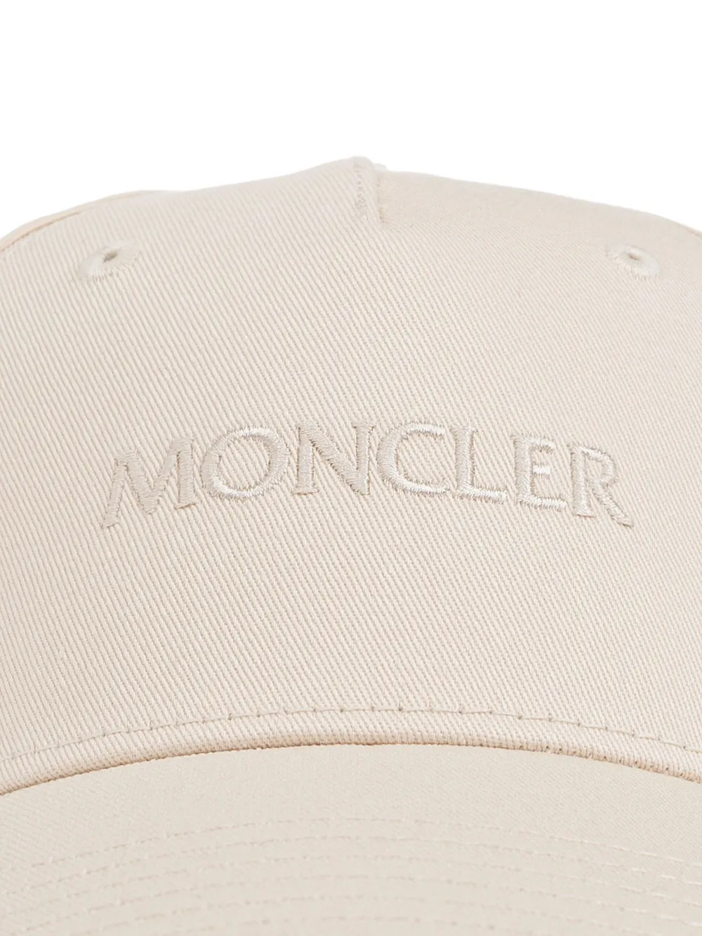 Moncler Pet met geborduurd logo Beige