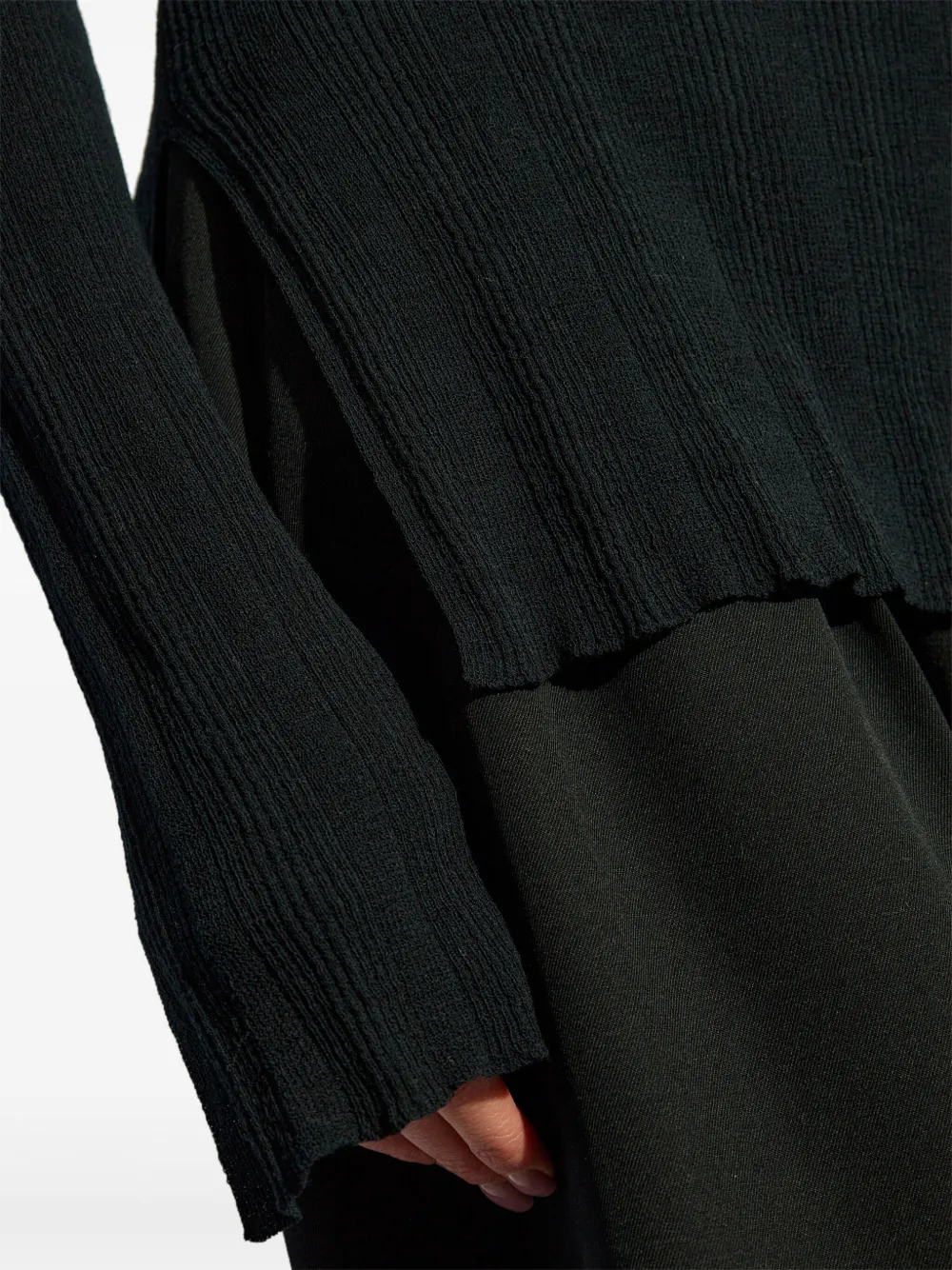Jil Sander Wollen top Zwart