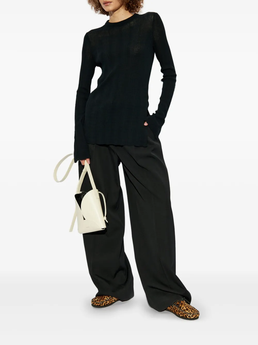 Jil Sander top con cuello redondo | Tops tejidos | Image 2