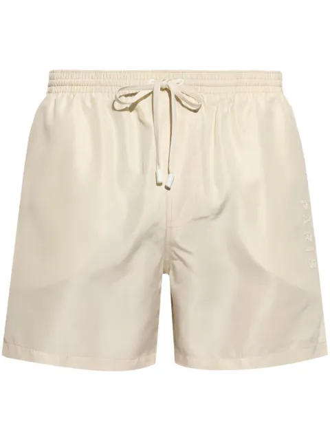 Balmain logo-appliqué swim shorts