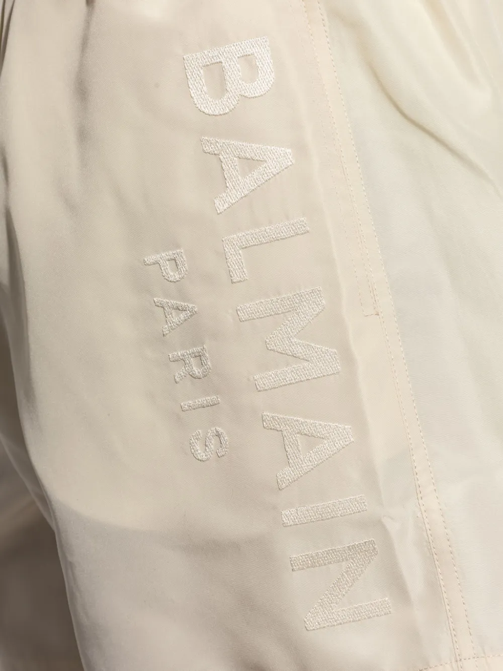 Balmain Zwembroek met logo-applicatie Beige