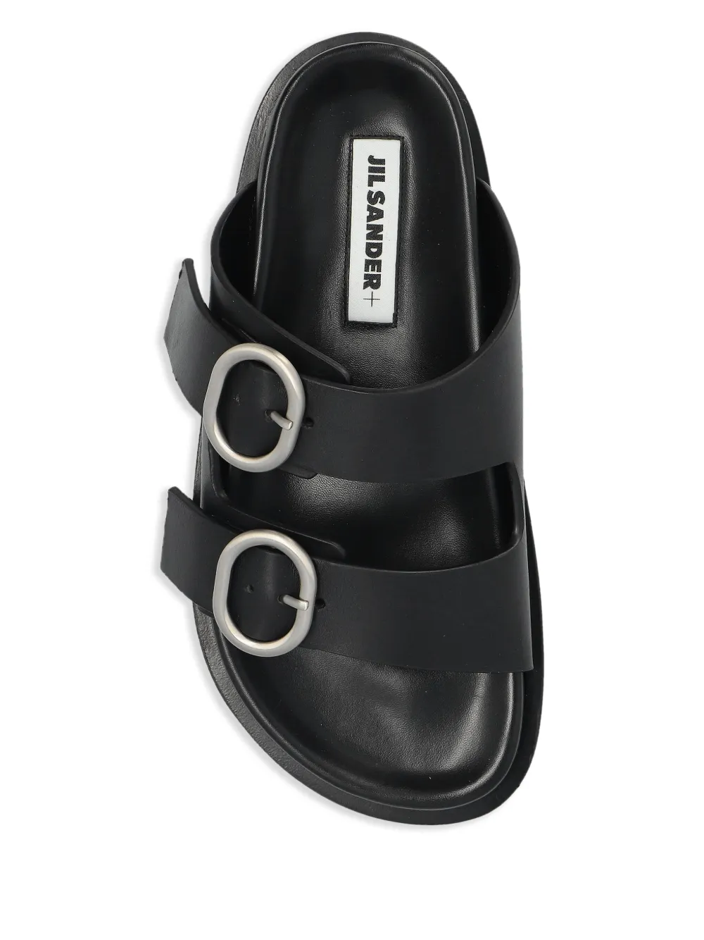 Jil Sander leather sandals Black