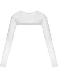 Balmain long sleeved top - White