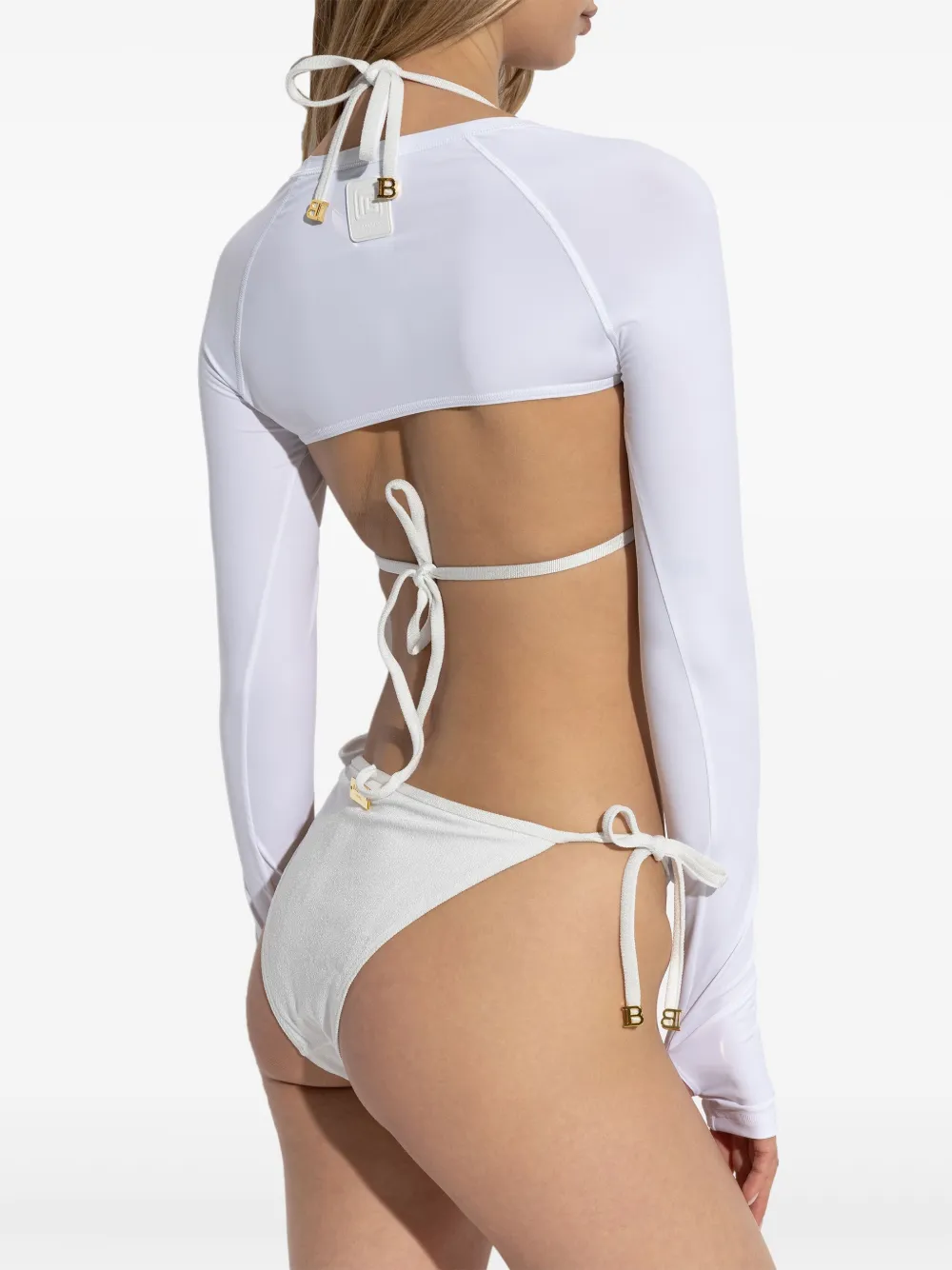 Balmain Top met lange mouwen Wit