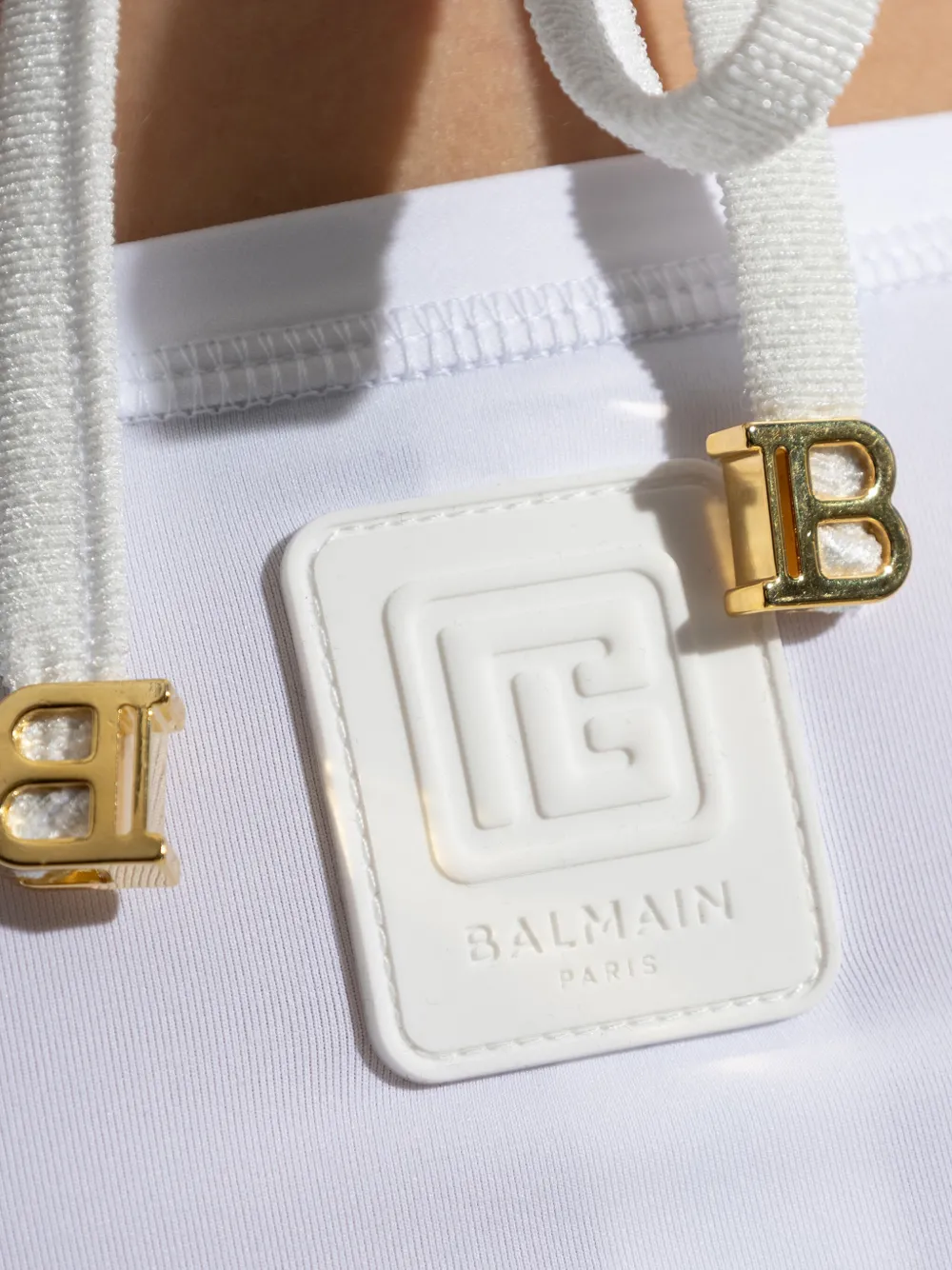 Balmain Top met lange mouwen Wit