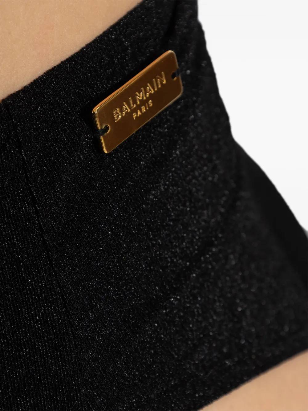 Balmain Badpak met uitgesneden details Zwart