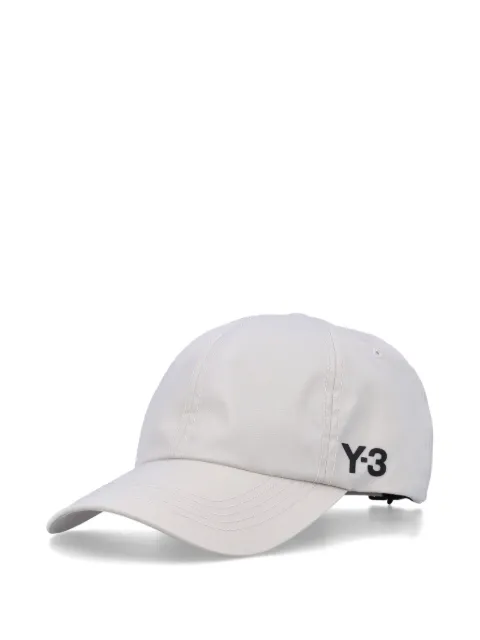 Y-3 logo-rubberised baseball cap