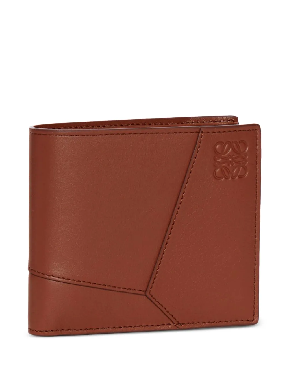  Loewe Puzzle Logo-debossed Wallet - Brown 