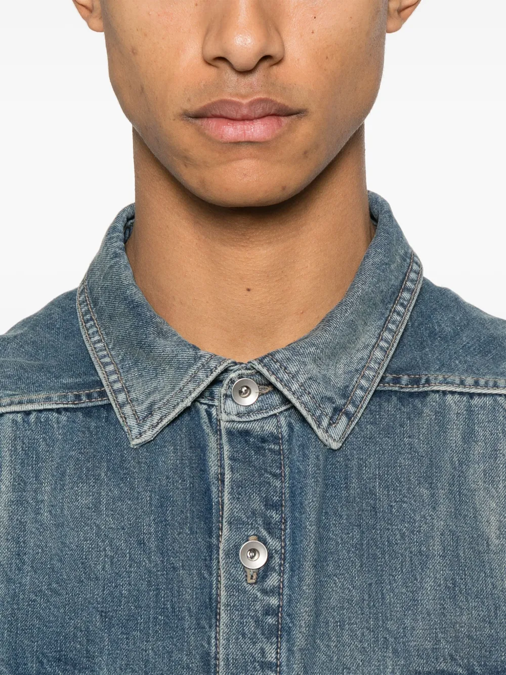 Rick Owens DRKSHDW SL Tommy Jumbo bodywarmer Blauw