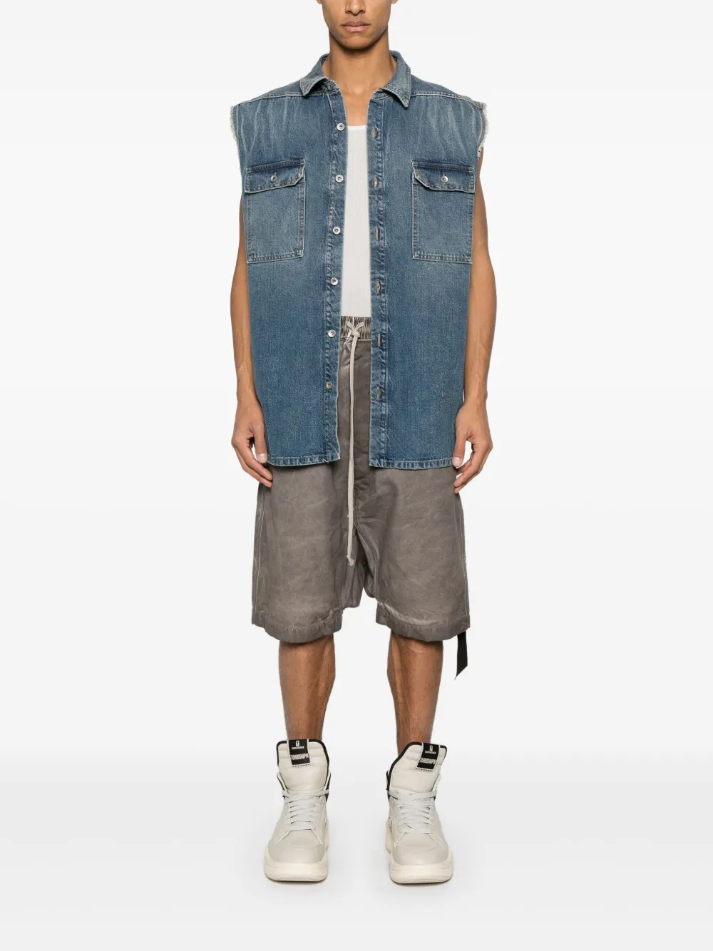 Rick Owens DRKSHDW SL Tommy Jumbo Weste | Westen & Gilets | Image 2