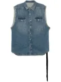 Rick Owens DRKSHDW SL Tommy Jumbo gilet - Blue