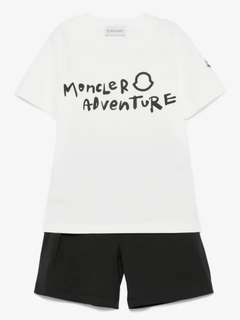 Moncler Enfant logo-print shorts set