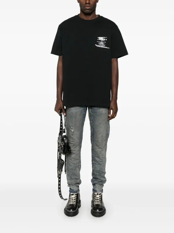 Purple Brand ダメージ ジーンズ | ブルー | FARFETCH JP