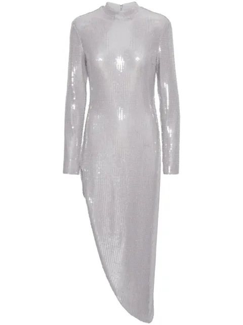 ROTATE BIRGER CHRISTENSEN sequin-embellished slit dress