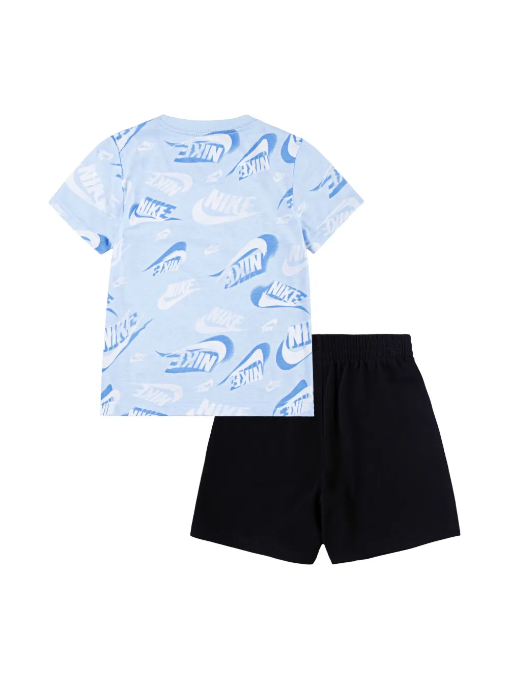 Nike Kids logo-print shorts set - Zwart