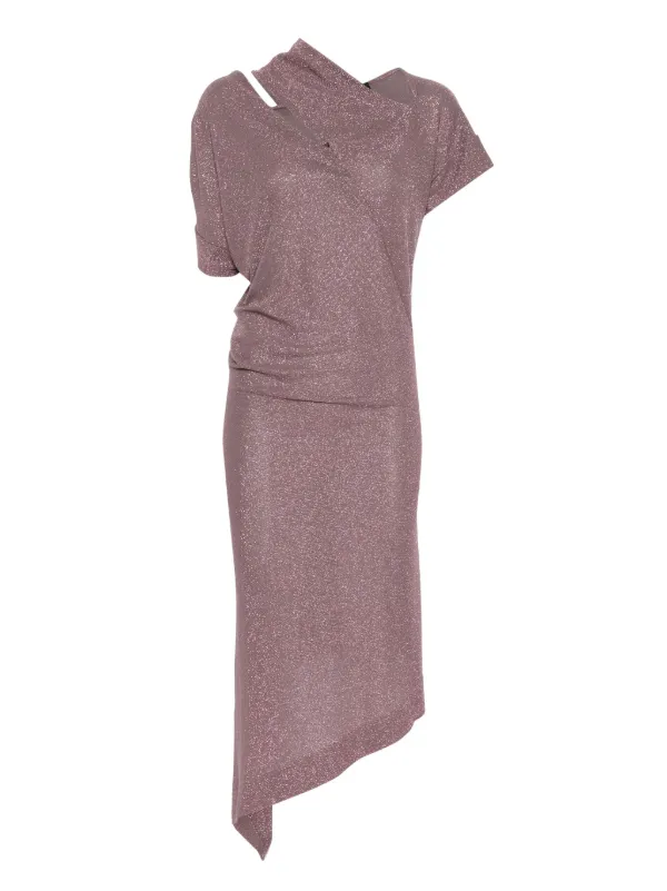 Vivienne Westwood Asymmetric Midi Dress - Pink
