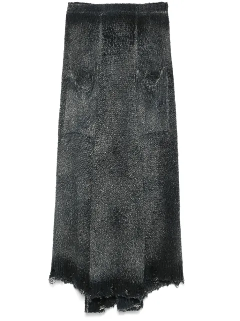 Avant Toi falda midi con diseño tejido