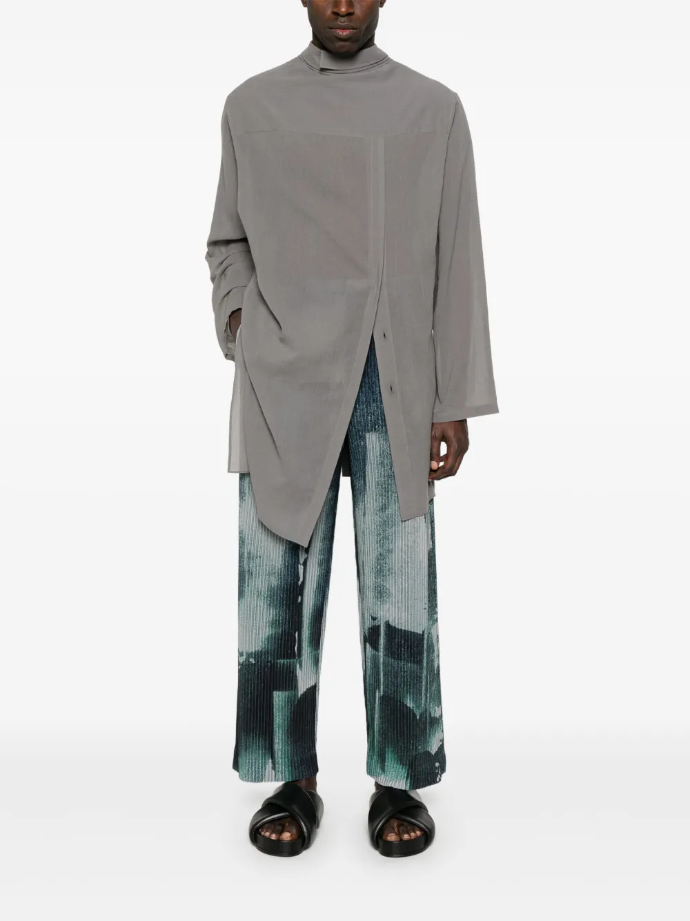 Homme Plissé Issey Miyake Wind Walk broek - Blauw