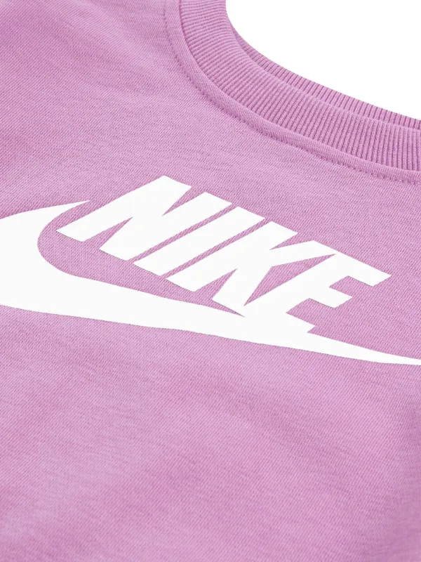 Nike Kids logo-print Sweatshirt | Pink | FARFETCH