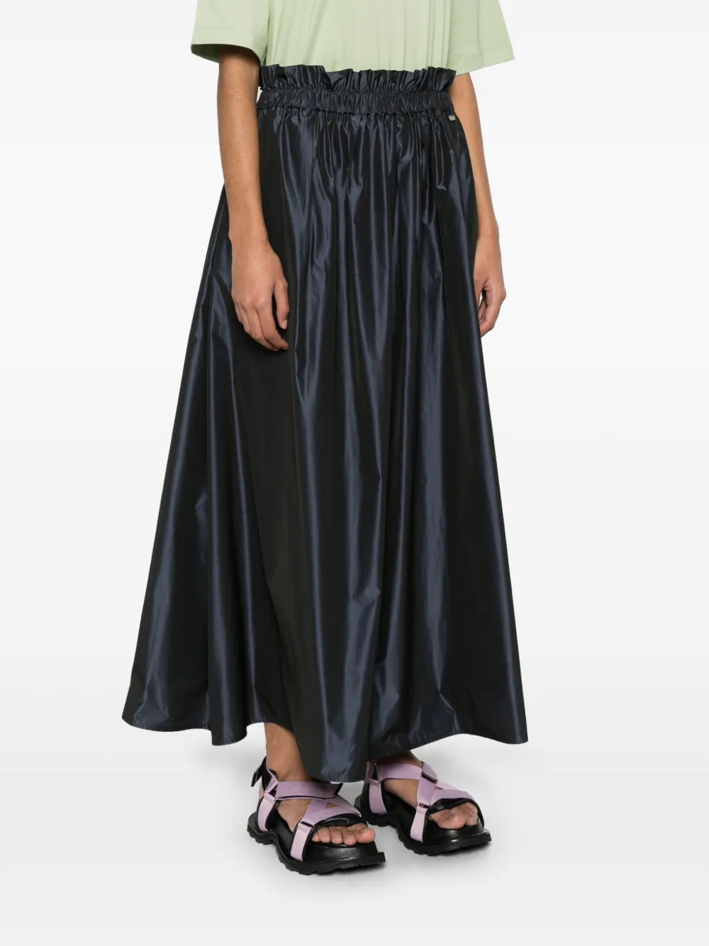 Herno Maxi-rok met print Blauw