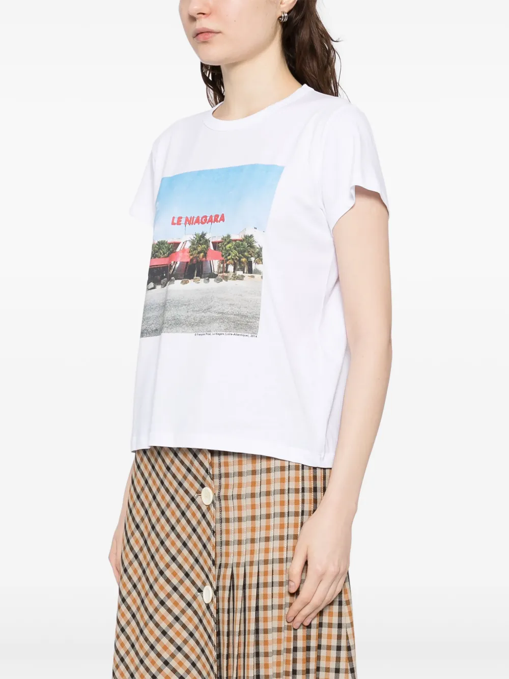 Shop Agnès B. X Francois Prost Brando T-shirt In White