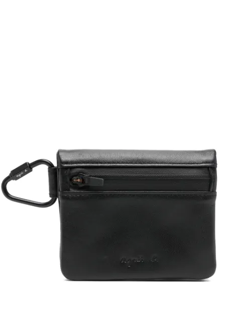 agnès b.  leather wallet