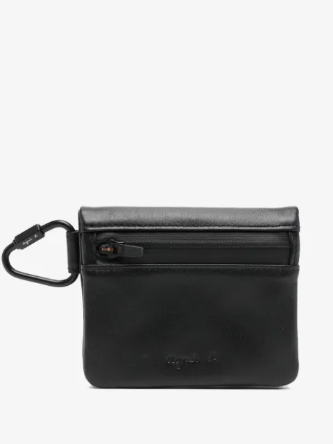 agnès b.  leather wallet