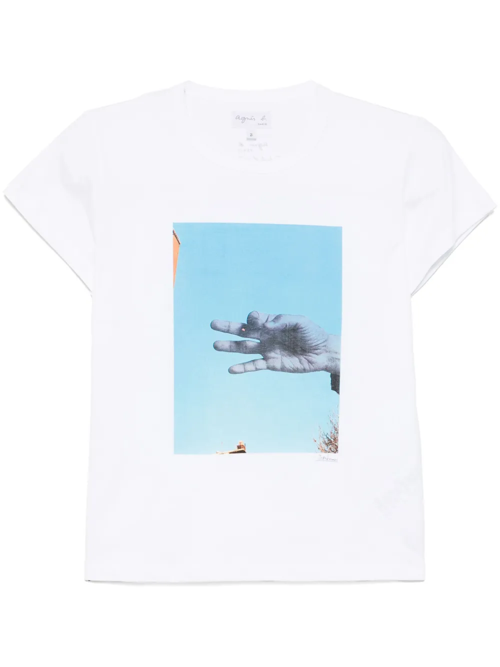 agnès b.  playera Brando | blanco | Image 1