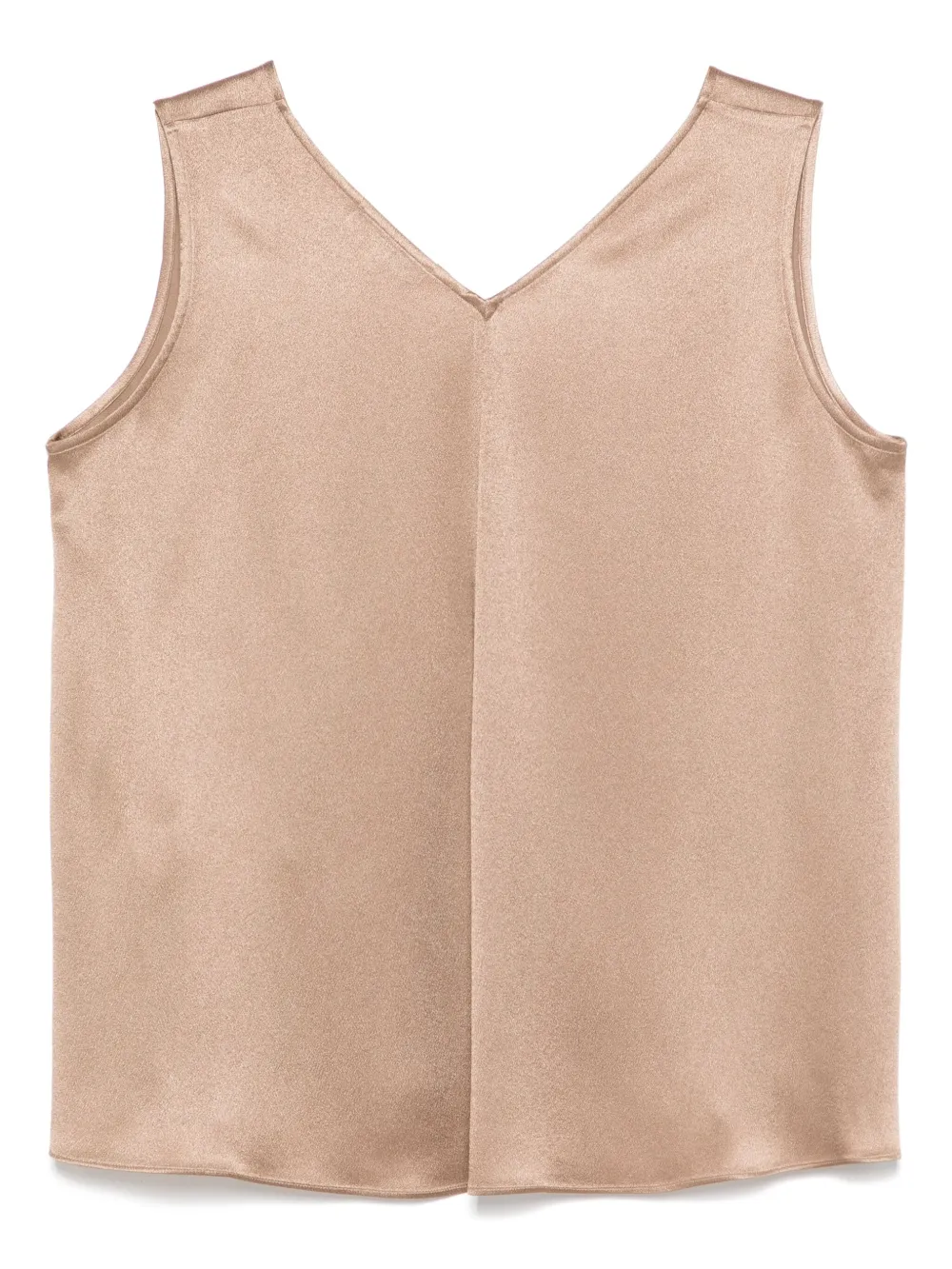 Antonelli Crêpe tanktop - Bruin