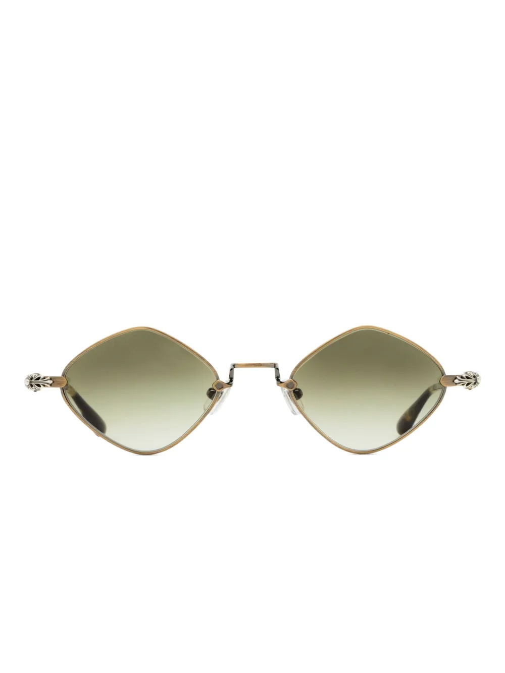 Chrome Hearts Occhiali da sole Diamond Dog - Oro