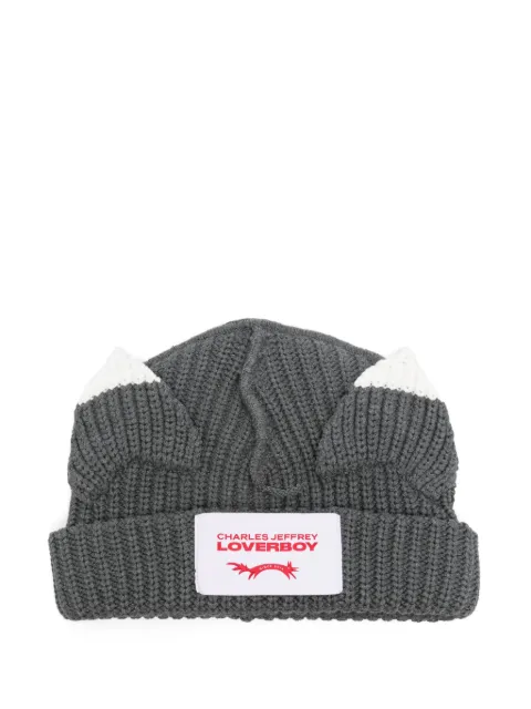 Charles Jeffrey Loverboy gorro con detalle de orejas