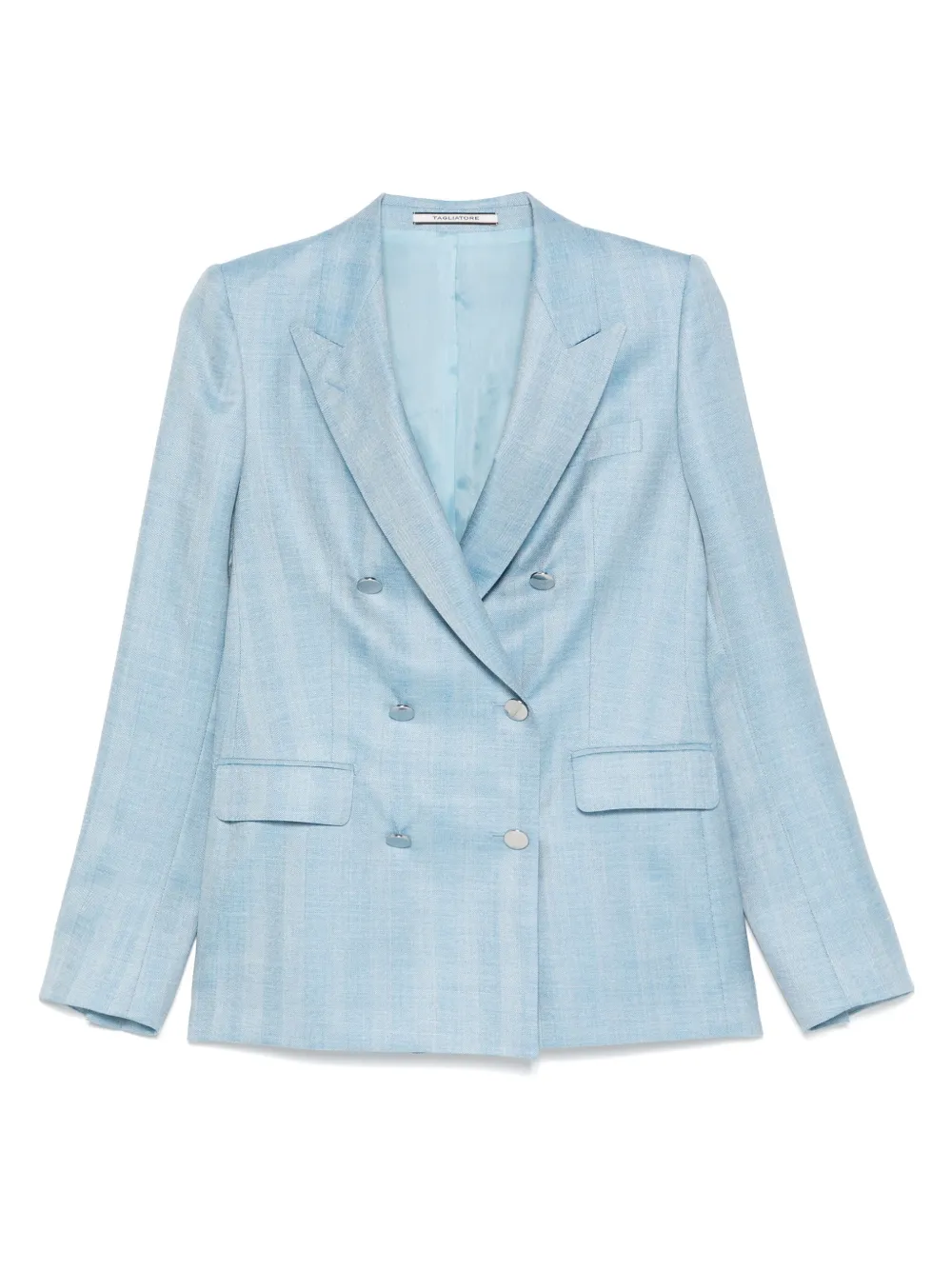 Tagliatore Blazer met visgraatpatroonn Blauw