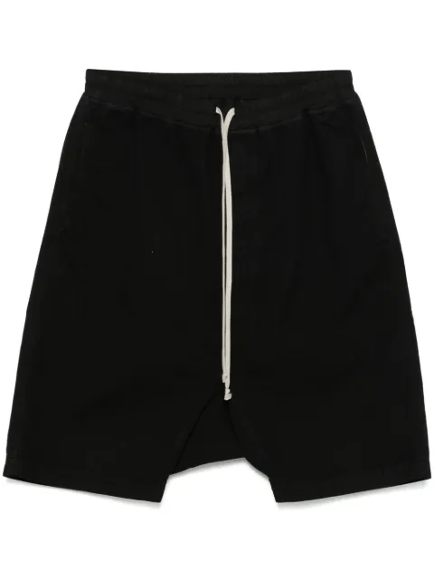 Rick Owens DRKSHDW bermudas con cordones en la pretina