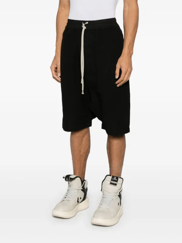 Rick Owens DRKSHDW Drawstring Pods Shorts | Black | FARFETCH