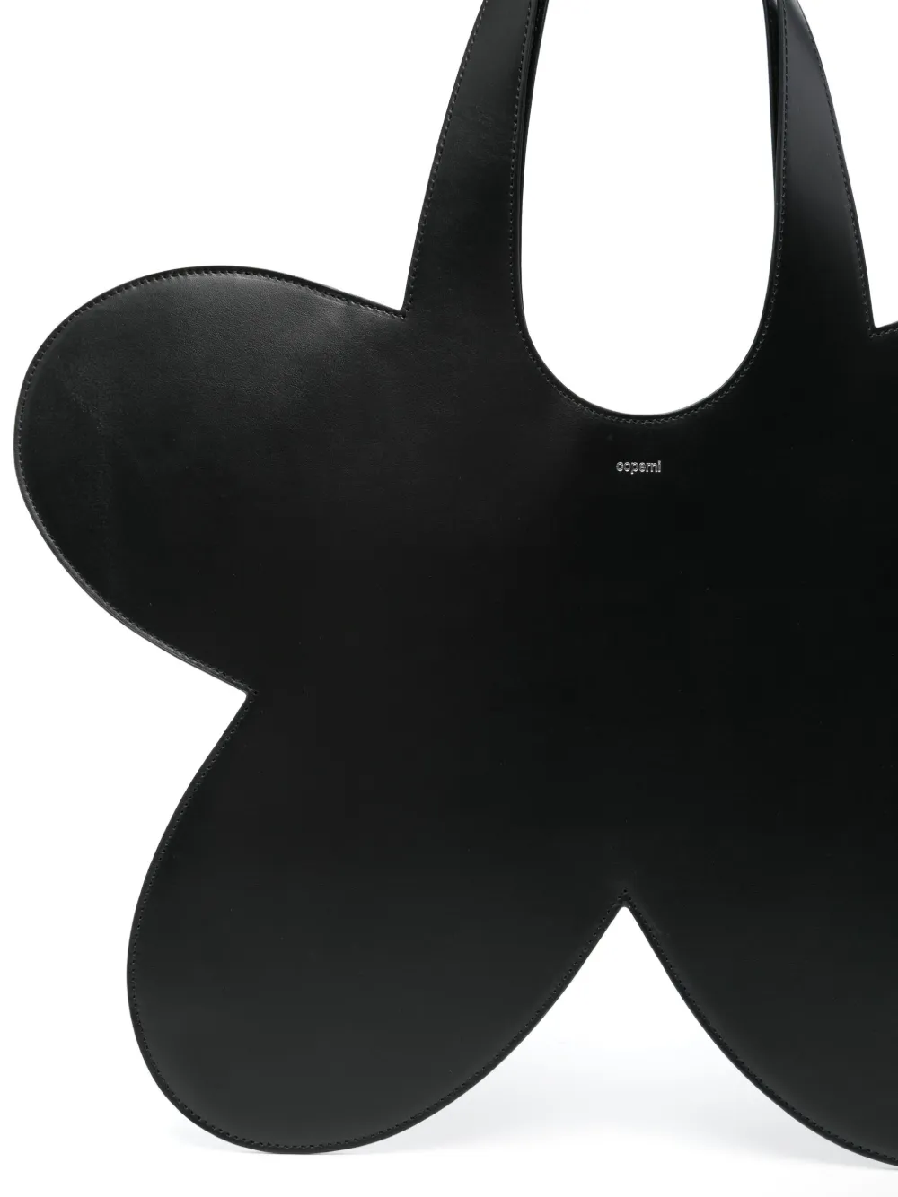 Shop Coperni Flower Tote Bag In Black
