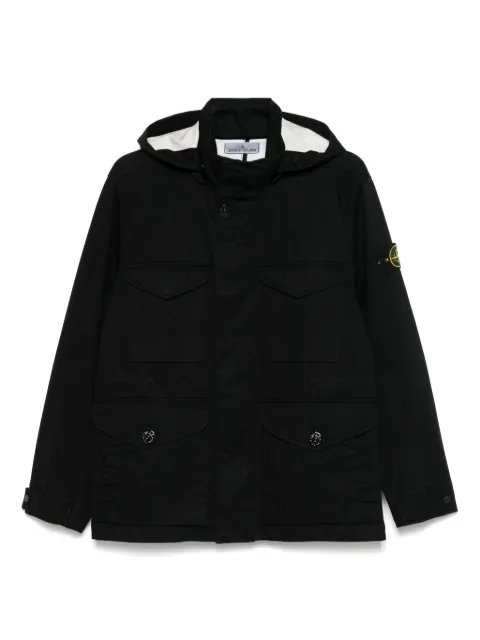 Stone Island Compass-badge hooded jacket