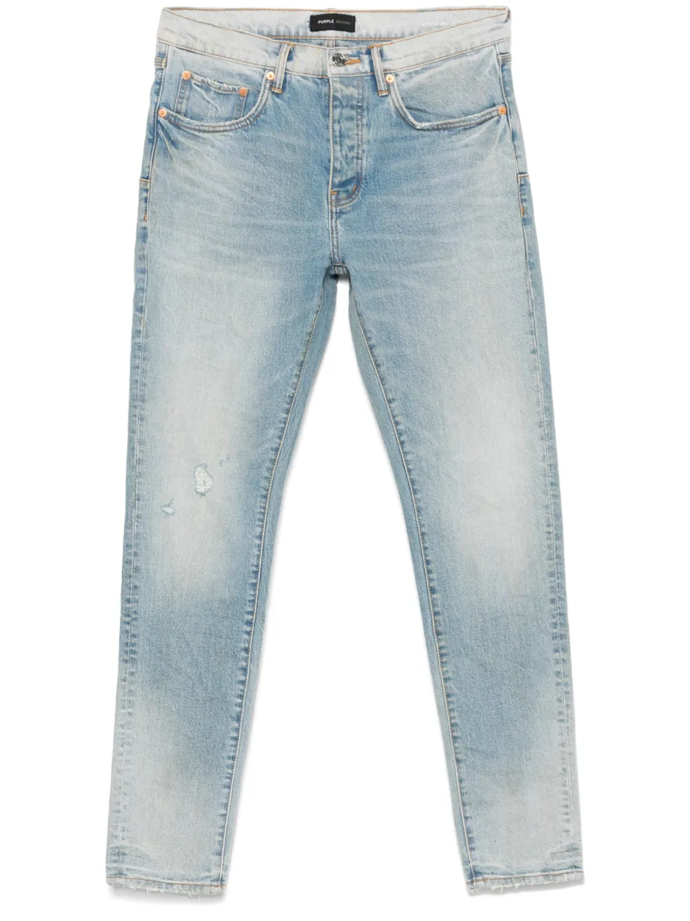 Purple Brand Distressed-effect Jeans In Blue