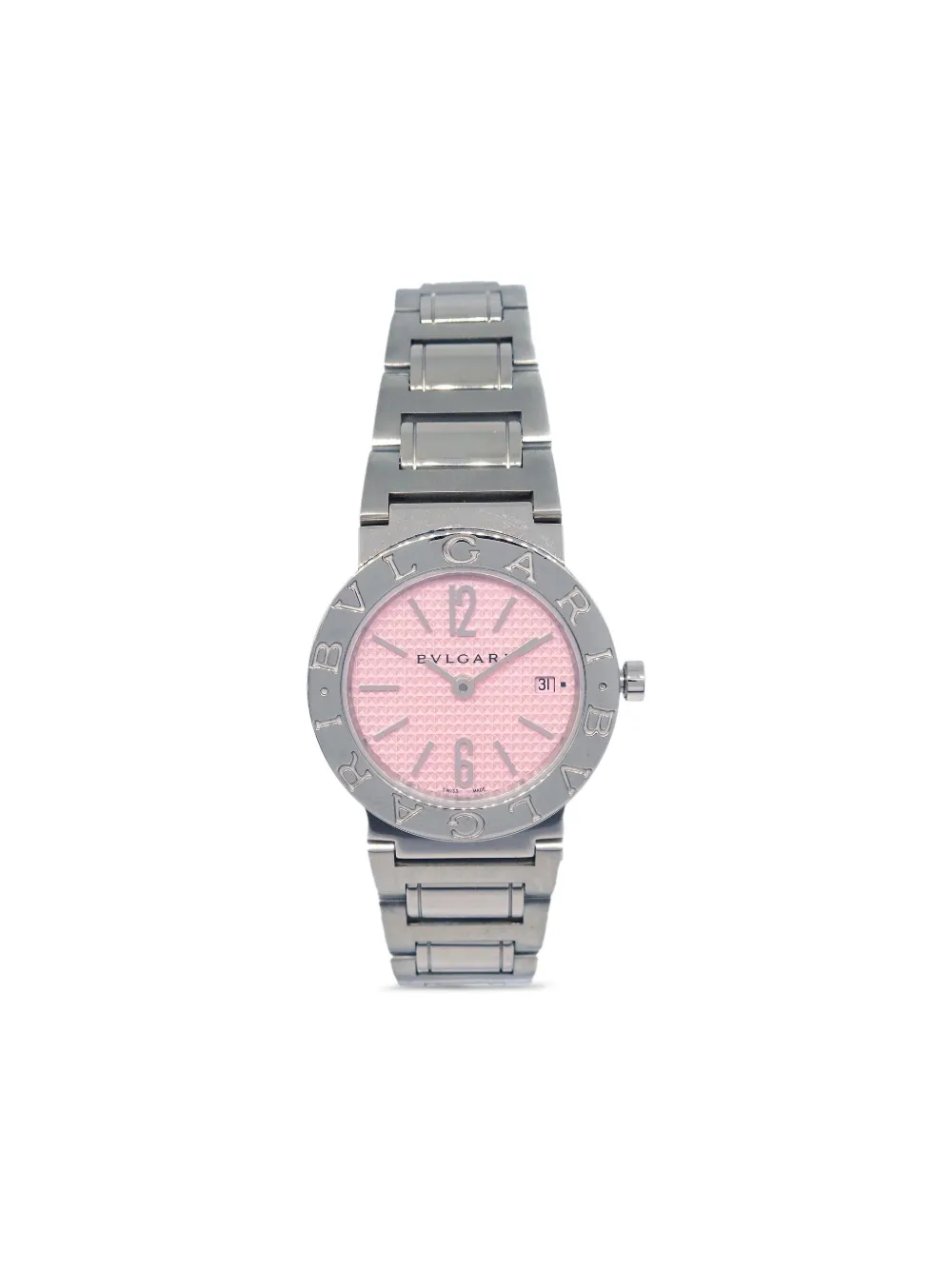 Bvlgari Pre-Owned 2010s プレオウンド ブルガリ ブルガリ 25mm - シルバートーン Bvlgari Pre-Owned 2010s プレオウンド ブルガリ ブルガリ 25mm - シルバートーン