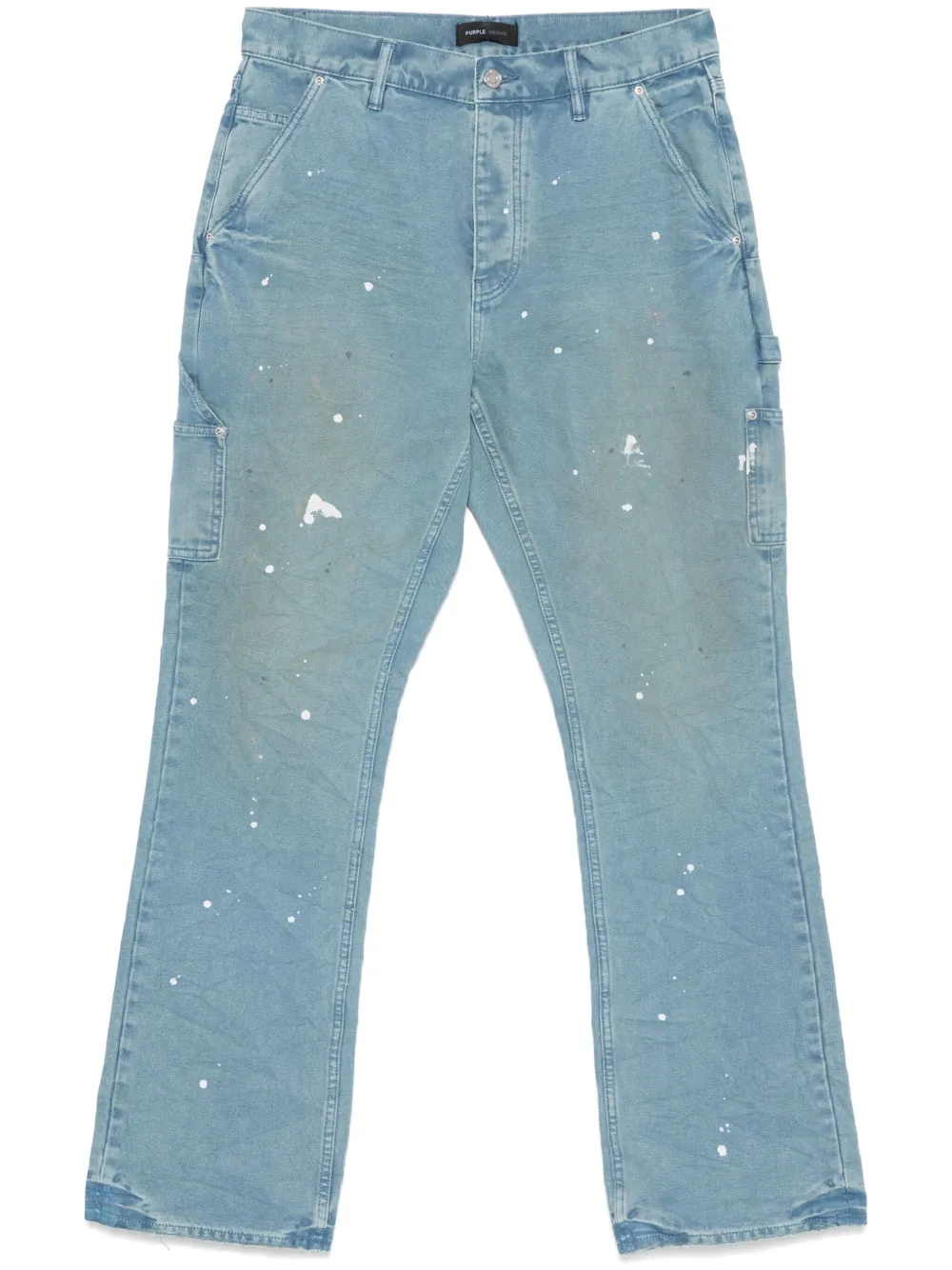 paint-splatter trousers