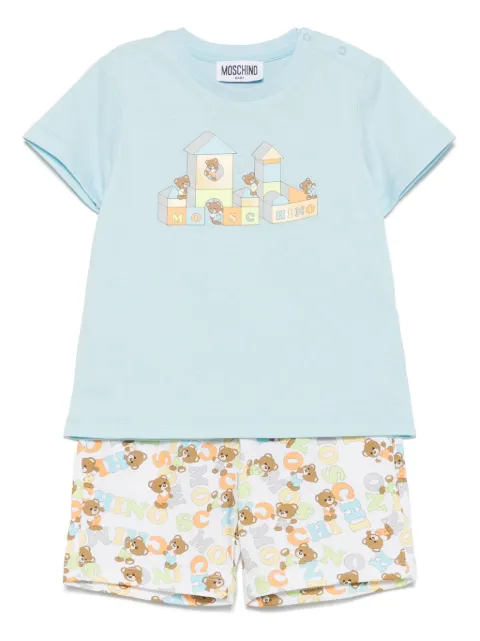 Moschino Kids Teddy Bear short set