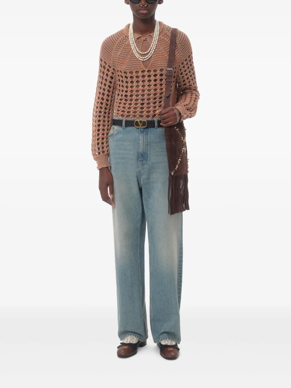 Valentino Garavani Straight jeans Blauw